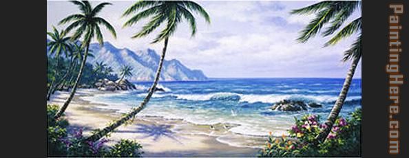 Paradise painting - Sung Kim Paradise art painting